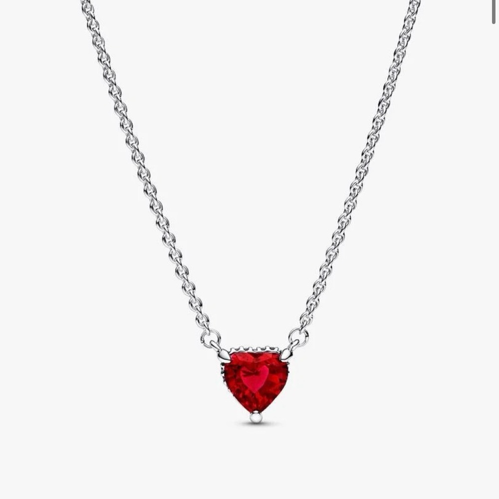 Pandora 

Sparkling Heart Halo Pendant Collier Necklace Sterling silver - Picture 6 of 6